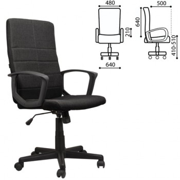 Кресло офисное BRABIX Focus EX-518 (черный) в Змеиногорске - zmeinogorsk.mebel54.com | фото