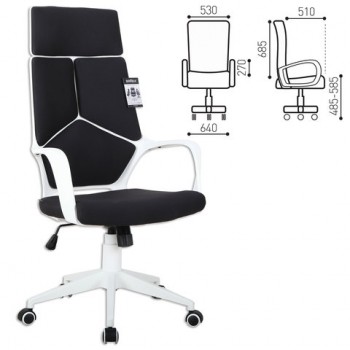 Кресло офисное BRABIX Prime EX-515 (черная ткань) в Змеиногорске - zmeinogorsk.mebel54.com | фото