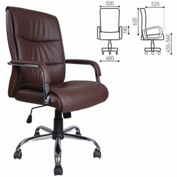 Кресло офисное BRABIX Space EX-508 (коричневый) в Змеиногорске - zmeinogorsk.mebel54.com | фото