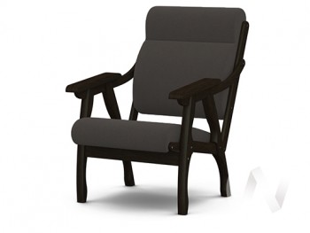 Кресло Вега-10 (венге лак/ULTRA GRAFIT) в Змеиногорске - zmeinogorsk.mebel54.com | фото